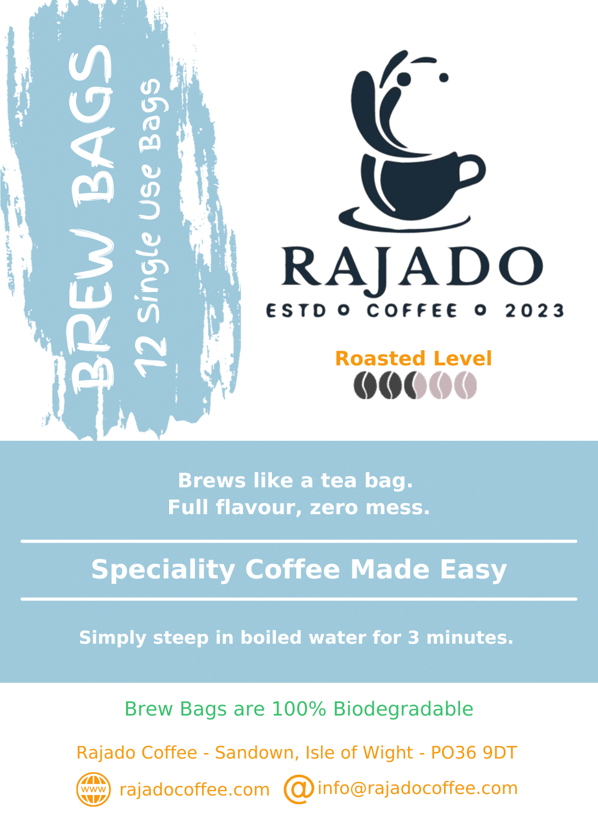 coffee brew bags (12-pack)