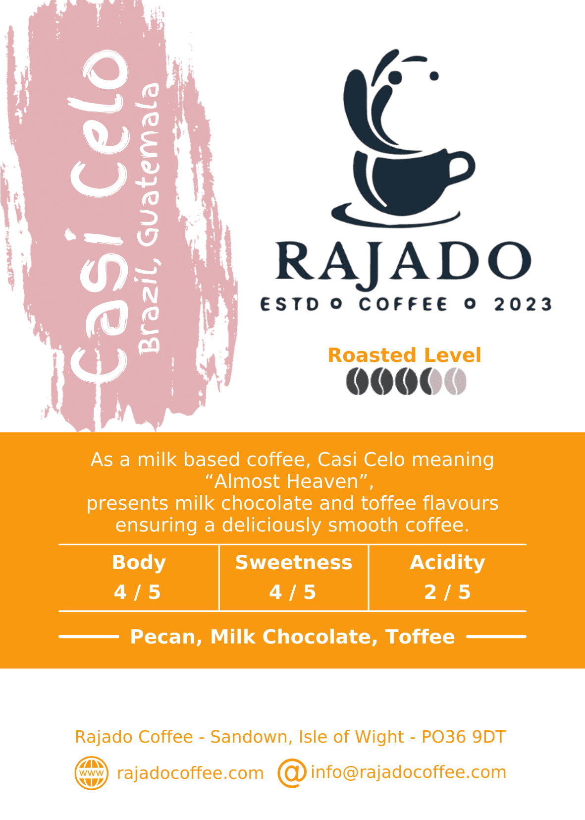 casi cielo - rajado coffee