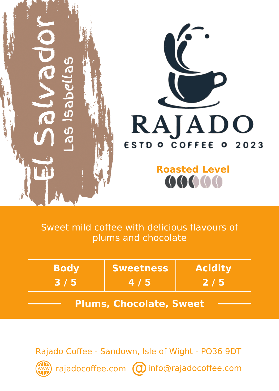 el salvador - rajado coffee