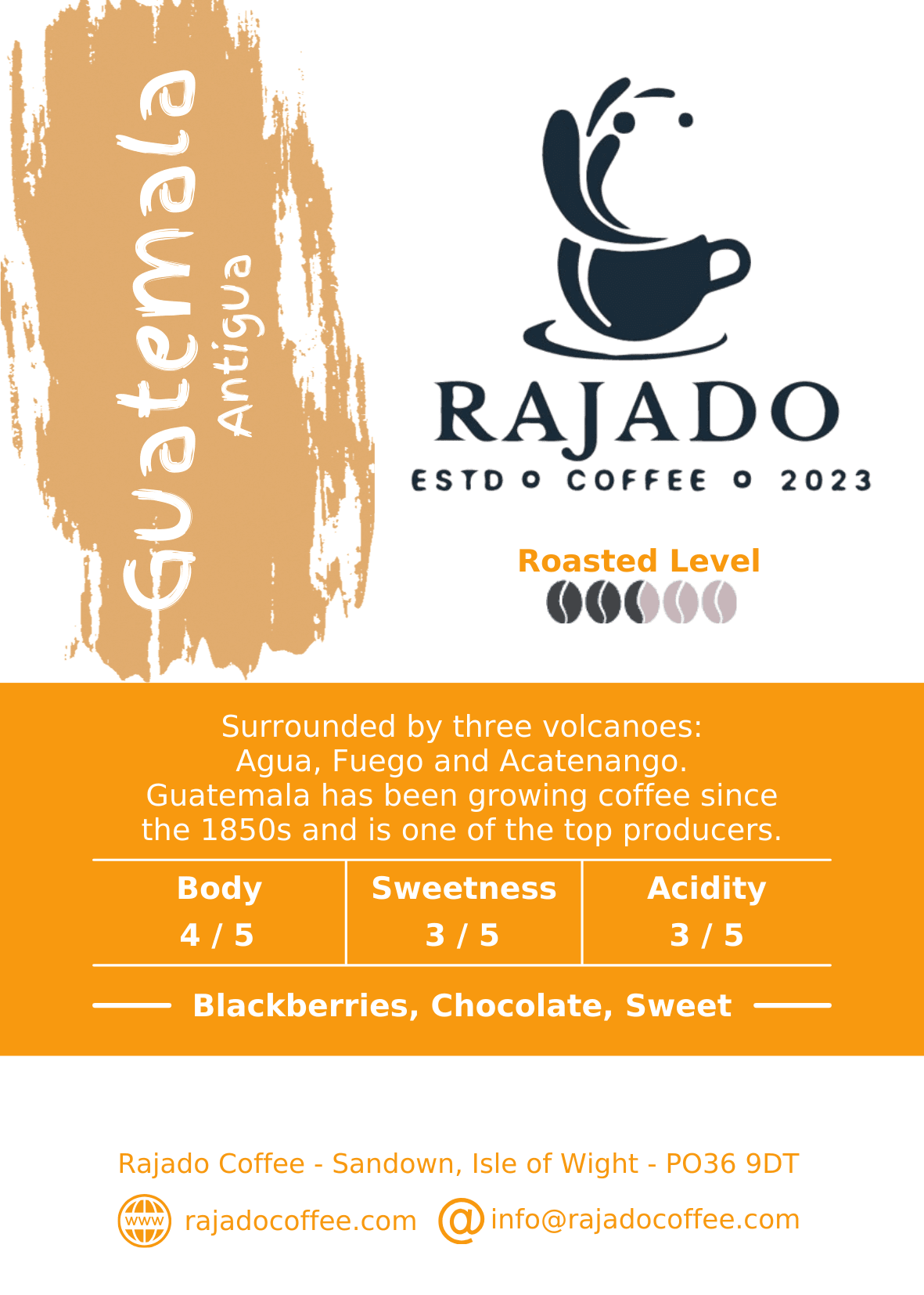 guatemala antigua - rajado coffee