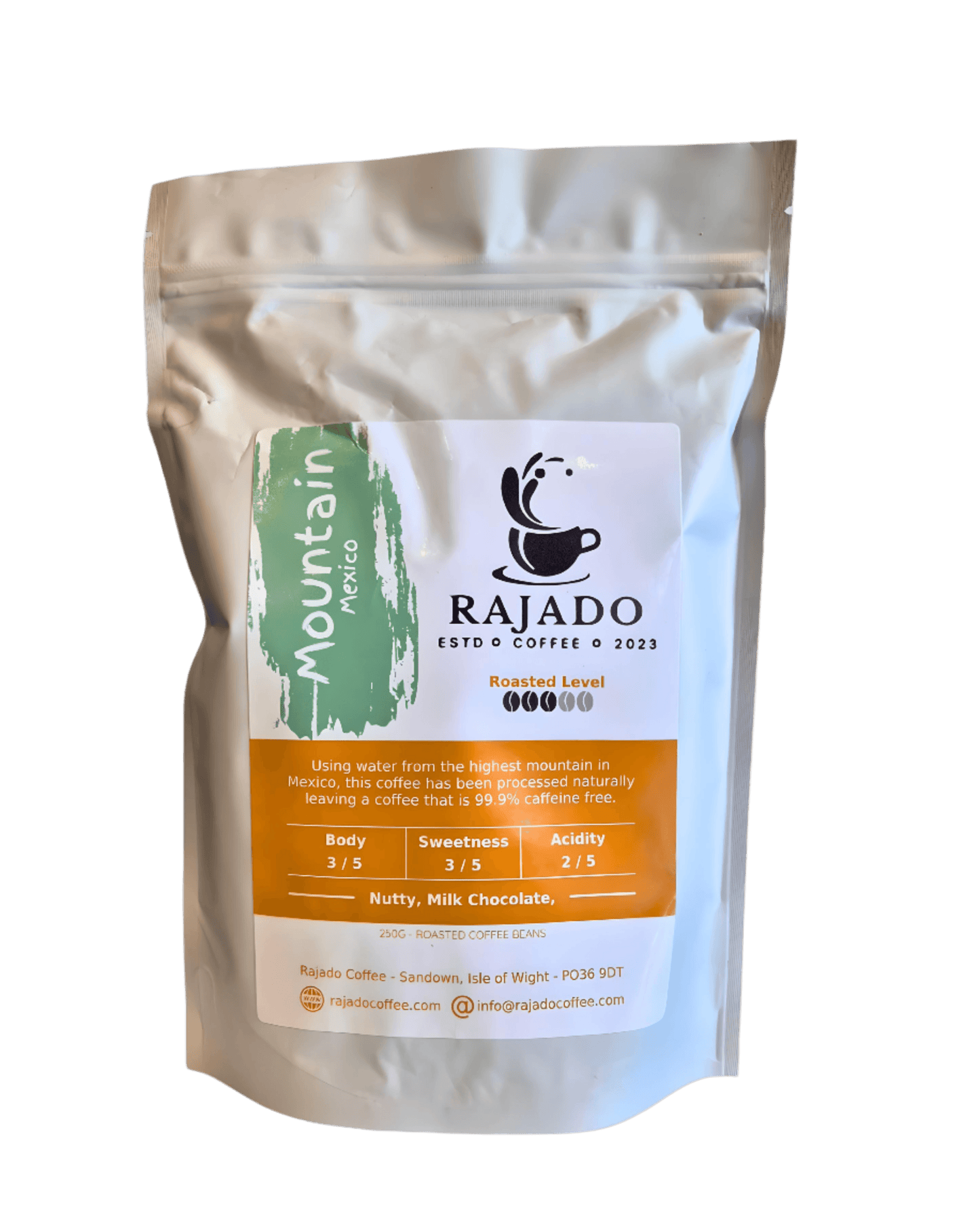 mountain mexico decaf (new blend) - rajado coffee