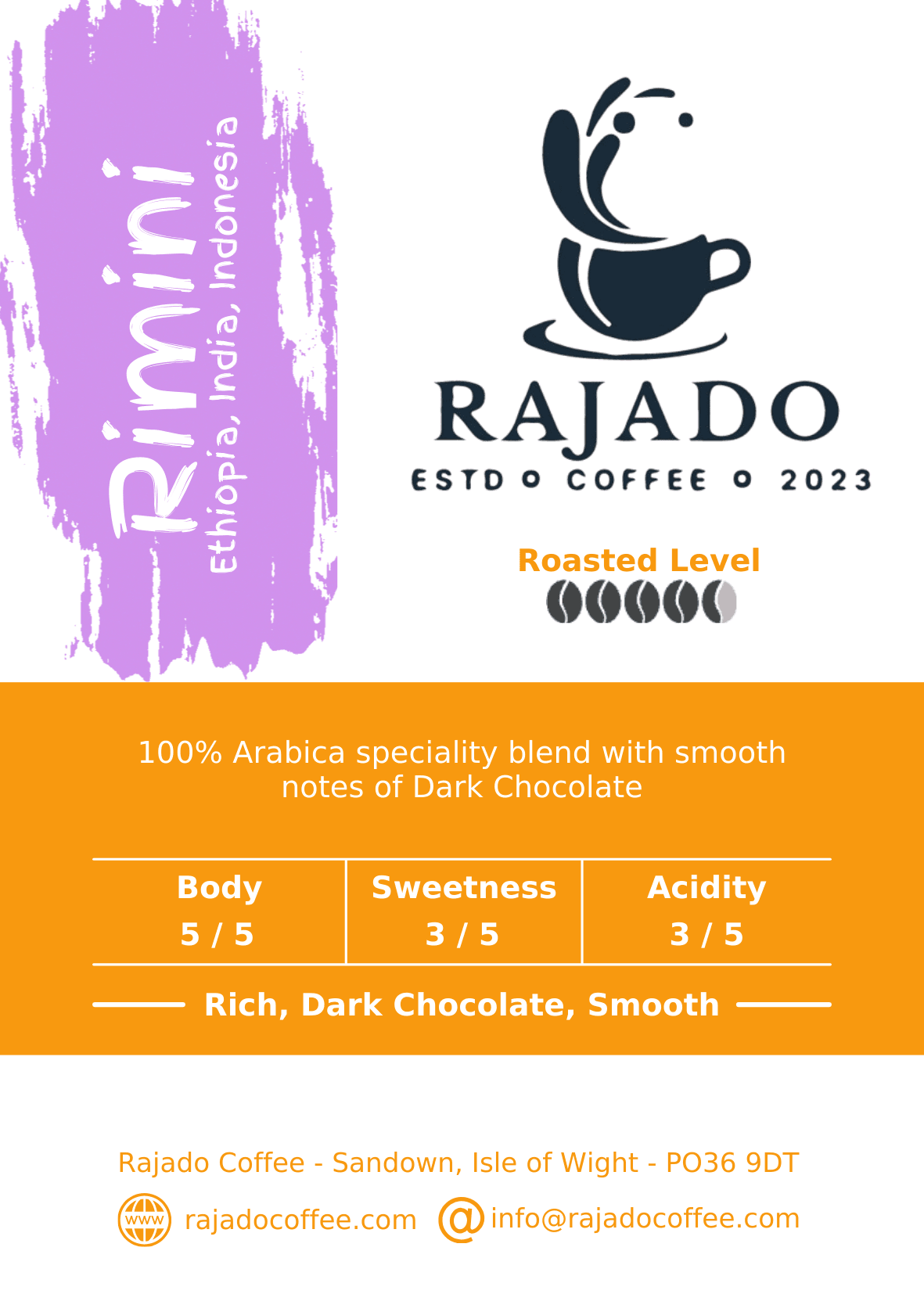rimini blend - rajado coffee