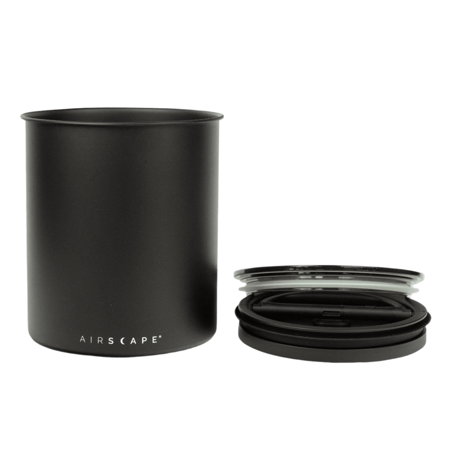 black airscape coffee storage container 500g - rajado coffee