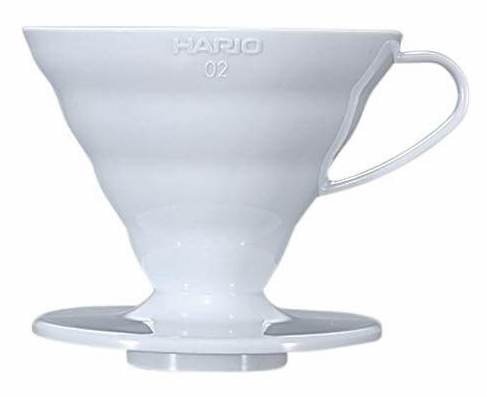 hario v60 size 02 - white plastic - rajado coffee