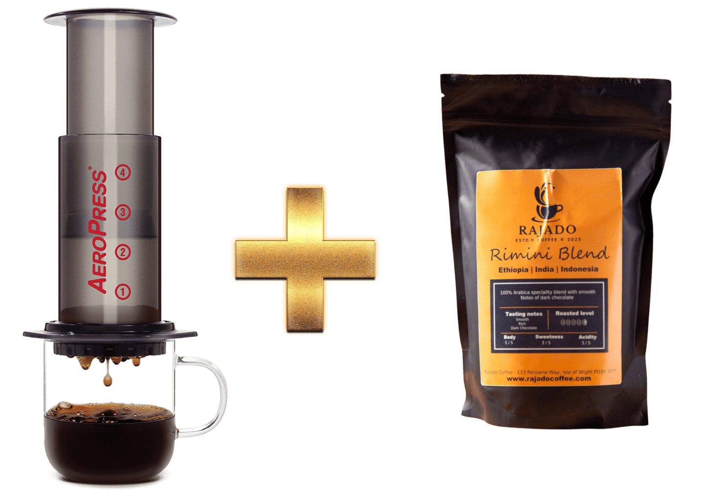 aeropress coffee bundle - rajado coffee