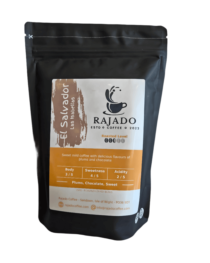 Single Origin Coffee Blend & Biscuit Break featuring Rajado Coffee El Salvador bag.