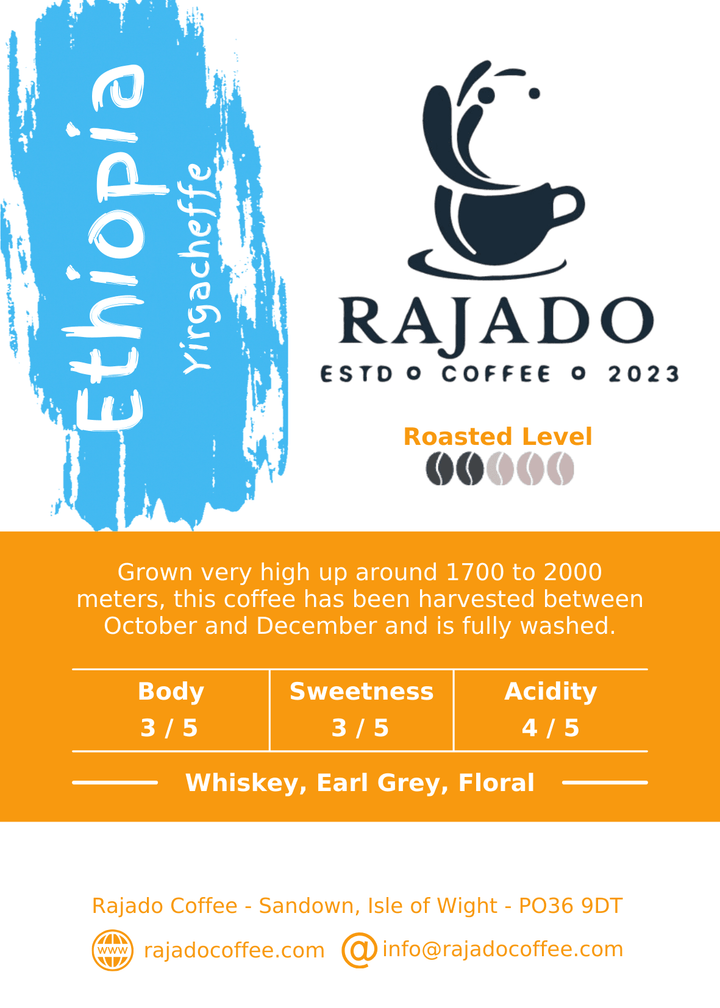 Ethiopia Yirgacheffe - Rajado Coffee
