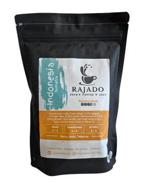Single Origin Coffee Blend & Biscuit Break pack featuring RAJADO Indonesia Sumatra coffee.
