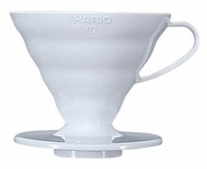 HARIO V60 Size 02 - White Plastic - Rajado Coffee